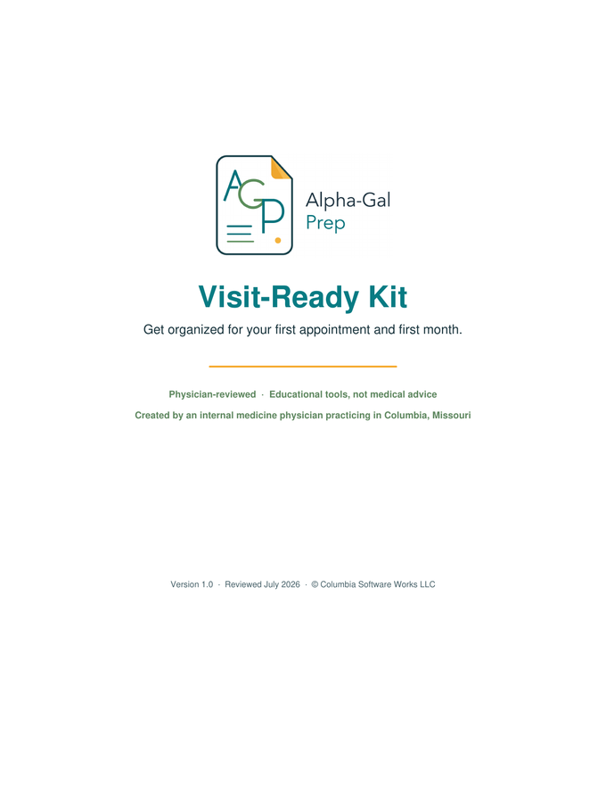 Visit-Ready Kit cover page